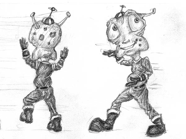 Character studies of an alien boy