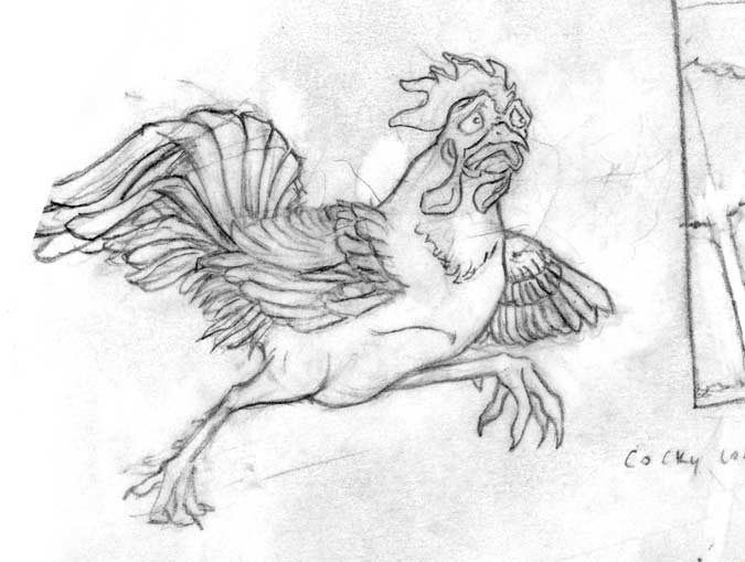 Chicken Licken and Turkey Lurkey Illustration